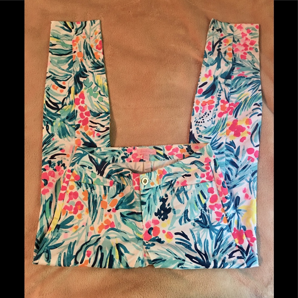Lilly Pulitzer Serene Blue Tippy Top Kelly Ankle